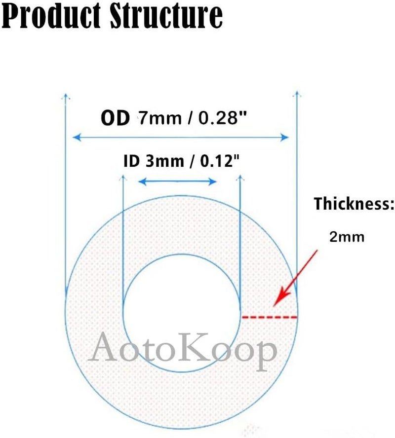 AotoKoop 1/8 Silicone Vacuum Tubing hose Line 10 FT 130 PSI Maximum Pressure Black (3mm ID) - Image 2
